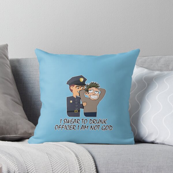 Item preview, I SWEAR TO DRUNK OFFICER I AM NOT GOD designed and sold by cgullart.