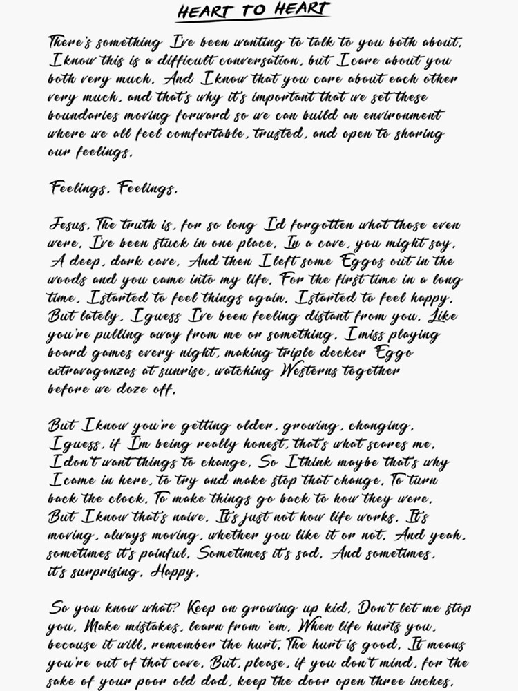 "Hopper Letter v2 Sticker" Sticker for Sale by pmoriartymulloy Redbubble