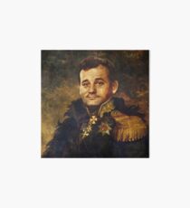 Satirical Portrait - Bill Murray Art Board Print