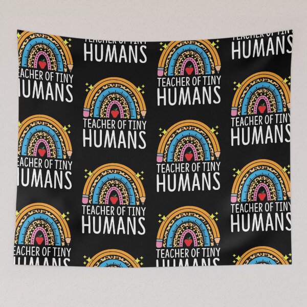 Item preview, Teacher Of Tiny Humans Back To School Proud Educators designed and sold by GravitiTees.