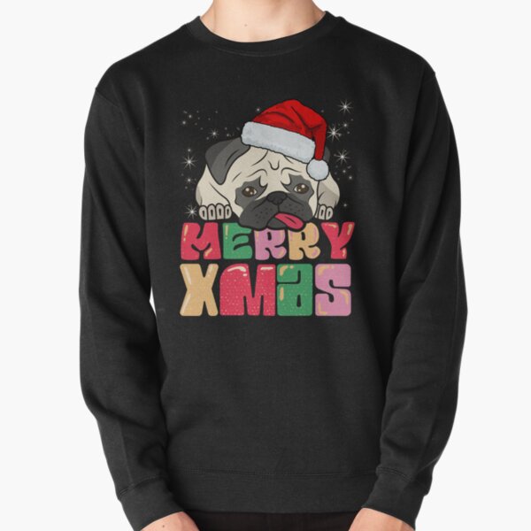 mens pug christmas sweater