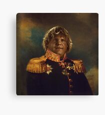 satirical portrait - Chris Farley Canvas Print