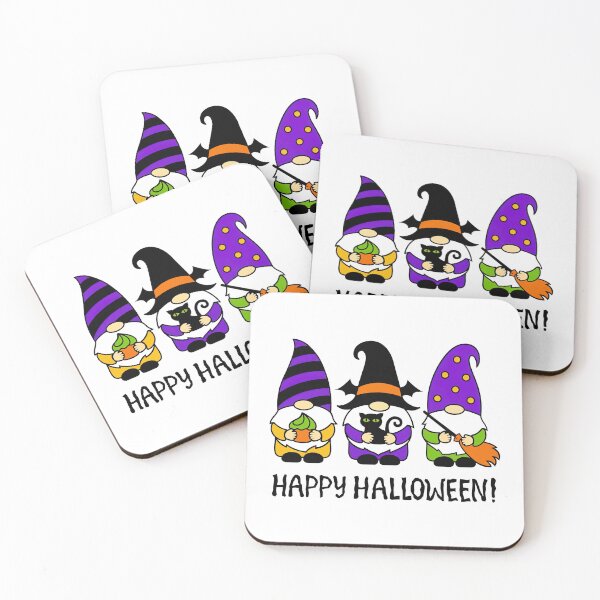 Item preview, Halloween Gnomes Pack, Halloween gnomes with Black cat, cake, broom designed and sold by graphic-genie.