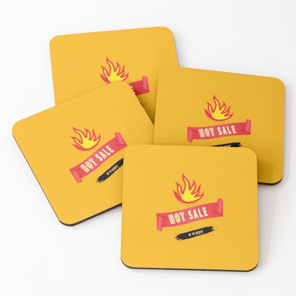 Item preview, Hot sale banner with fire and red ribbon sticker | hot sale sticker designed and sold by KARTICK DUTTA.