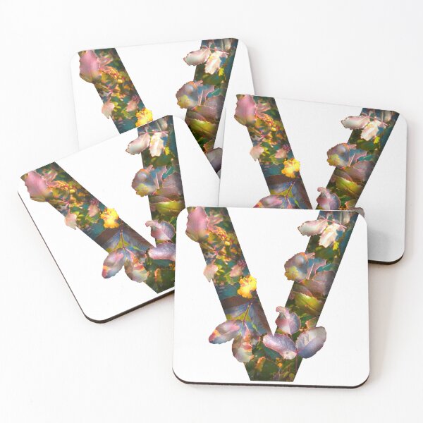 Item preview, Floral Letter V designed and sold by Moniartprints.