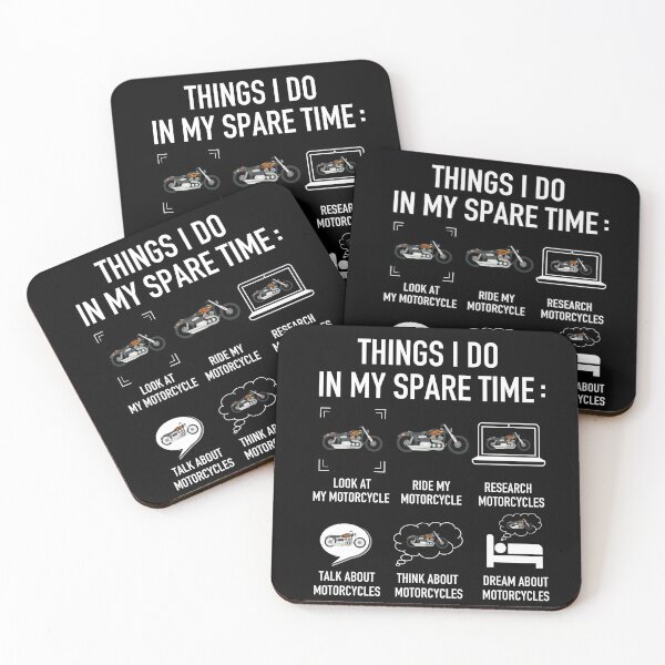 Item preview, Things I Do In My Spare Time Motorcycles  designed and sold by JukeLox.