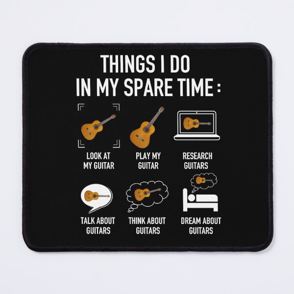 Item preview, Things I Do In My Spare Time Guitar designed and sold by JukeLox.