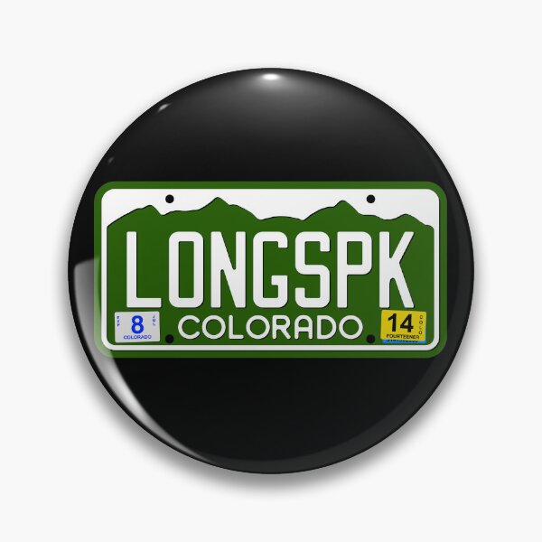 Item preview, Colorado License Plate Fourteener - LONGSPK designed and sold by RonTo.
