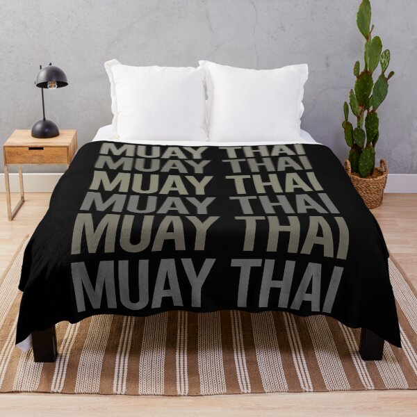 Item preview, Gray Text Art Muay Thai designed and sold by TartSpiderWeb.