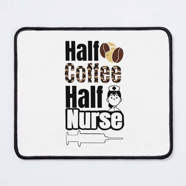 Artikelvorschau, Half Coffee Half Nurse T-Shirts für Kaffeeliebhaber. entworfen und verkauft von sunlightdesign.
