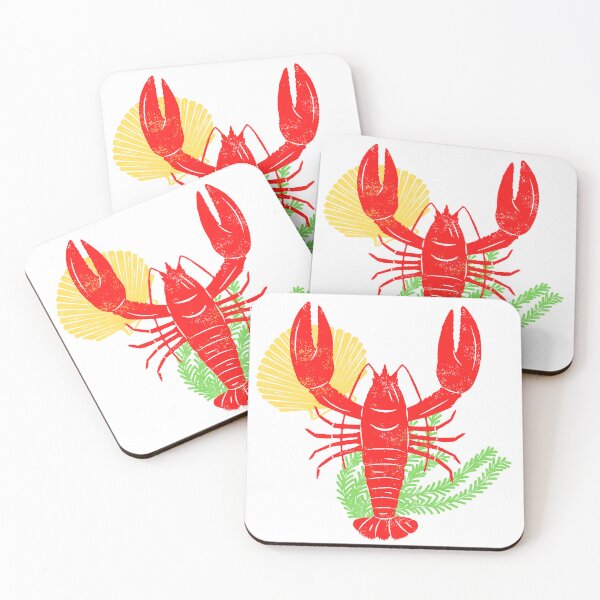 Item preview, Crustaceancore nautical lobster shell seaweed designed and sold by jrno11.