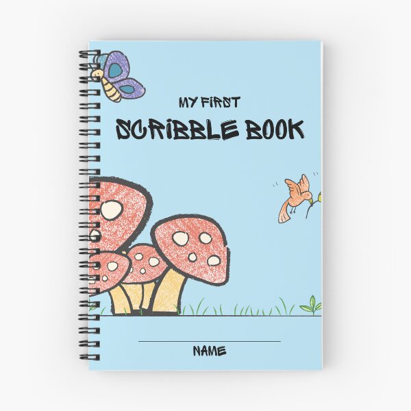 Item preview, Vintage mushroom illustration notebook designed and sold by bonus24.