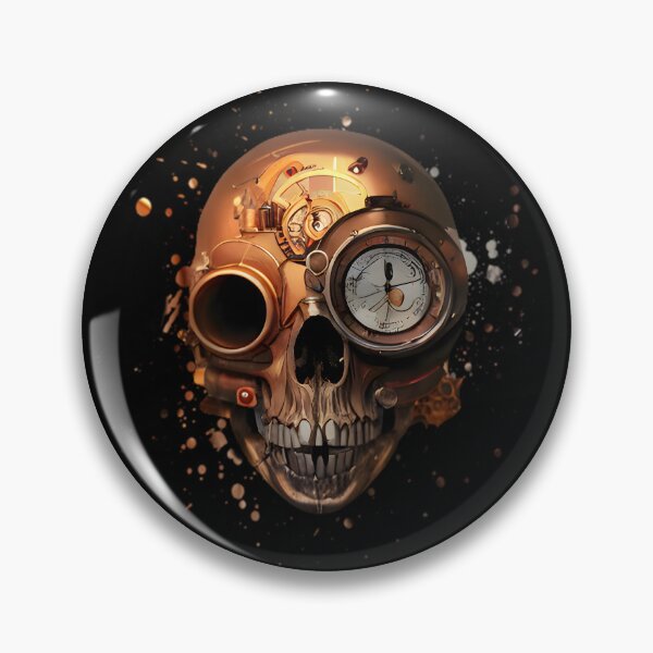 Item preview, Steampunk Skull designed and sold by nuel-art.