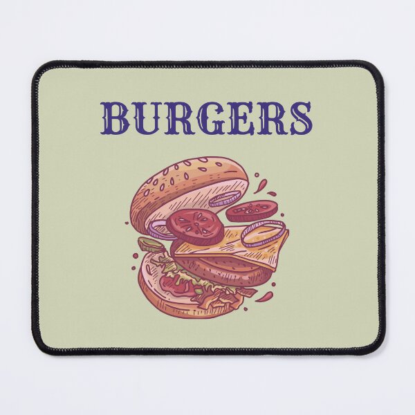 Item preview, burgers designed and sold by ChachiArts.