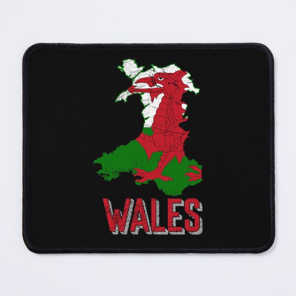 Item preview, Wales flag map designed and sold by Mila1946.