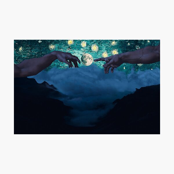 The creation of starry night Photographic Print