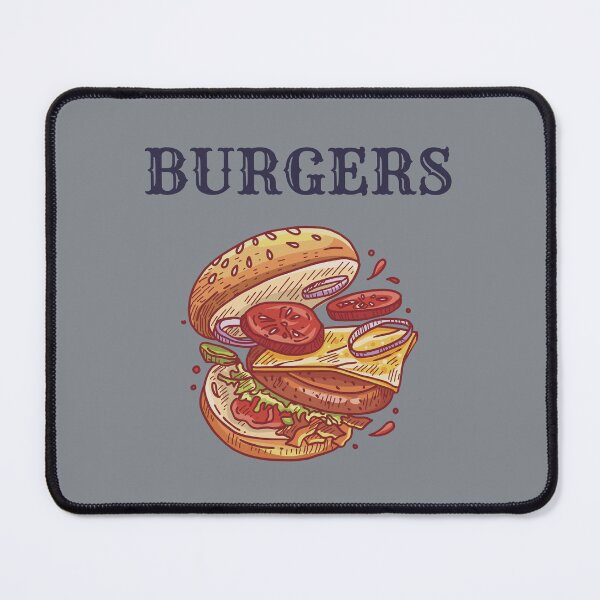 Item preview, burgers designed and sold by ChachiArts.