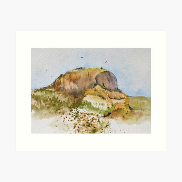 Item preview, Warrumbungles Bluff Mountain Coonabarabran designed and sold by Sue Salisbury.