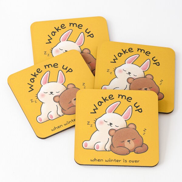 Item preview, Wake me up when winter is over - funny quotes designed and sold by VichallanStudio.