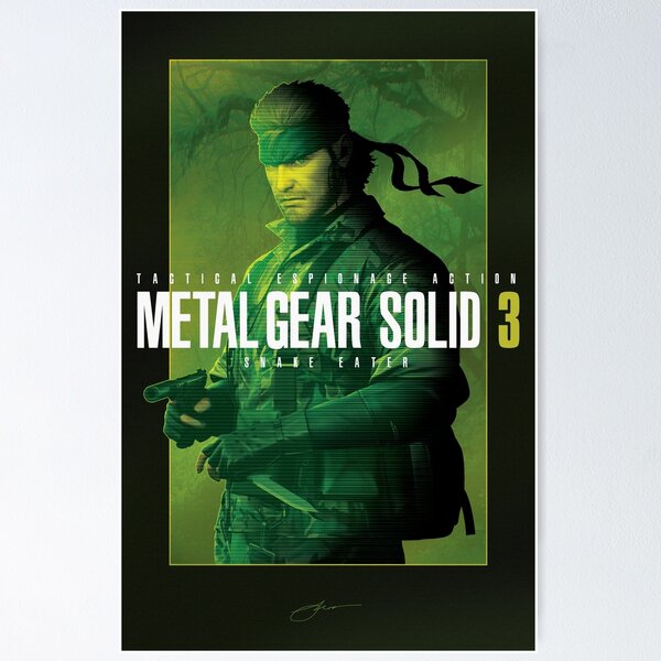Artikel-Vorschau von Metal Gear Solid 3 "Naked Snake" -Plakat, designt und verkauft von Jamieferrato19.