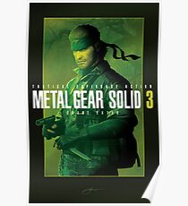 Metal Gear Solid 3 "Nackte Schlange" Poster Poster