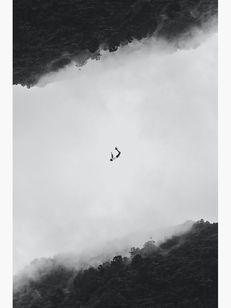 Thumbnail 3 of 3, Canvas Print, Falling person art designed and sold by Semapemodiba.