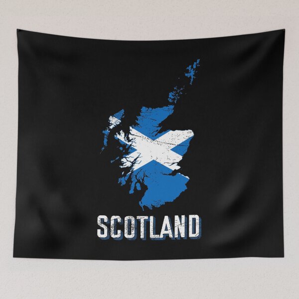 Item preview, Scotland flag map designed and sold by Mila1946.