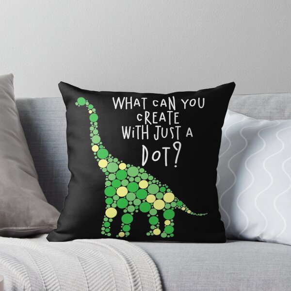 Item preview, What Can You Create With Just A Dot Green Polka Dot T Rex designed and sold by DerryReinhard.