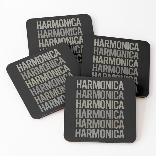 Item preview, Gray Text Art Harmonica Mouth Organ designed and sold by TartSpiderWeb.