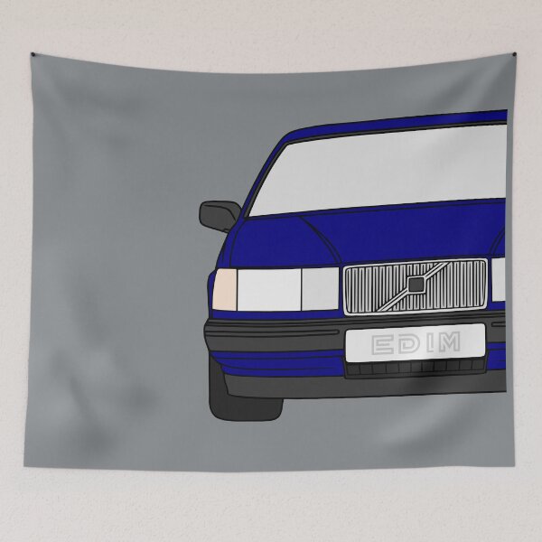 Item preview, 940 Turbo USA waterfall blue color best t-shirt design swedishmetal designed and sold by EdimDesign.