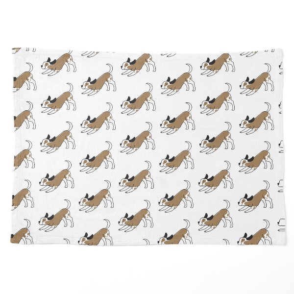 Happy puppy dog in a spotty brown coat Pet Blanket
