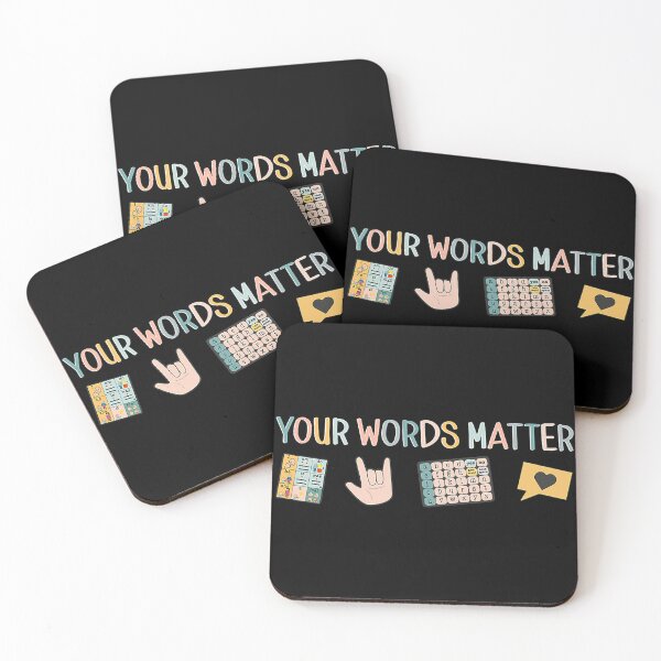Item preview, Your Words Matter Aac Asl Speech Therapy Pathology Slp Aba Rbt Sign Language designed and sold by DerryReinhard.