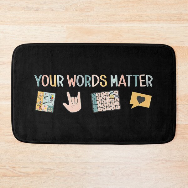 Item preview, Your Words Matter Aac Asl Speech Therapy Pathology Slp Aba Rbt Sign Language designed and sold by DerryReinhard.