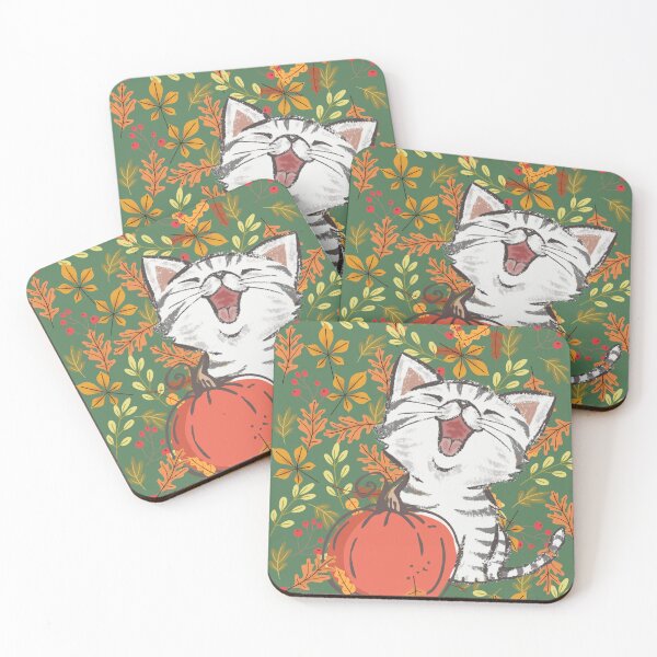 Item preview, Cat Autumn designed and sold by CreativeLevelUp.