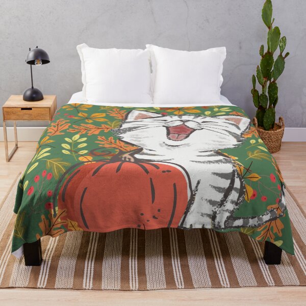 Item preview, Cat Autumn designed and sold by CreativeLevelUp.