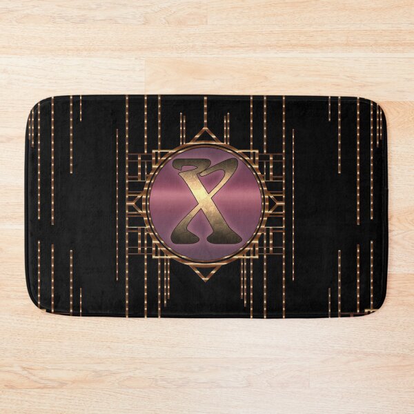 Item preview, Art Nouveau monogram X 20s vintage letters designed and sold by Xarah.