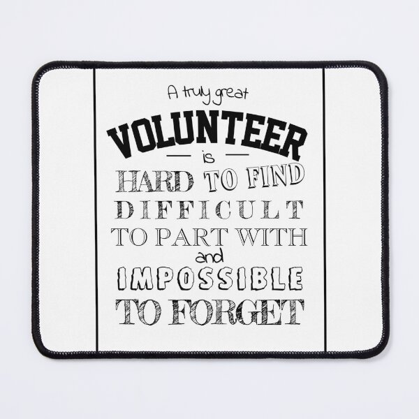 Item preview, Volunteer thank you quote saying Gift for volunteer appreciation modern typography designed and sold by tanabe.