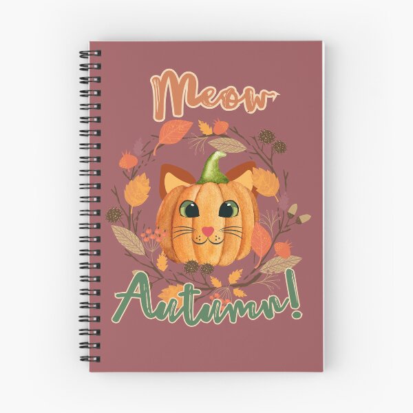 Item preview, Meow Autumn designed and sold by CreativeLevelUp.