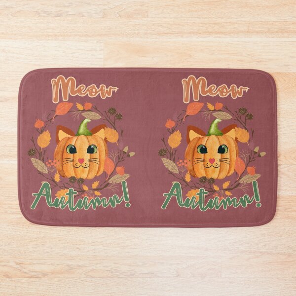 Item preview, Meow Autumn designed and sold by CreativeLevelUp.