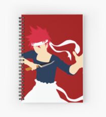 Minimalist Yukihira Souma Spiral Notebook