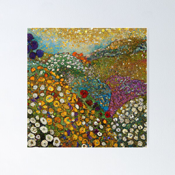Item preview, Flower Garden - Gustav Klimt designed and sold by maniacfitness.