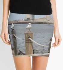 River Seagulls Mini Skirt