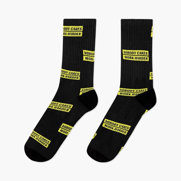 Item preview, Nobody Cares Work Harder designed and sold by Radiantfits.