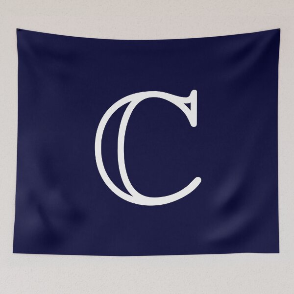 Item preview, Navy Blue Simple Monogram C designed and sold by rewstudio.