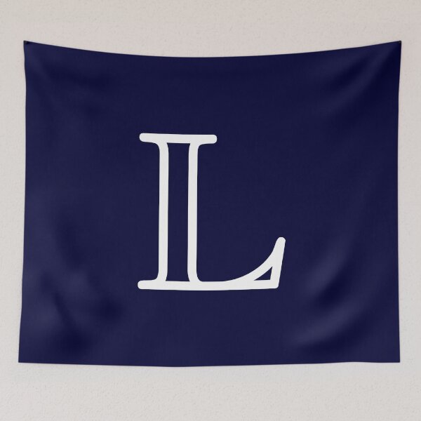 Item preview, Navy Blue Simple Monogram L designed and sold by rewstudio.