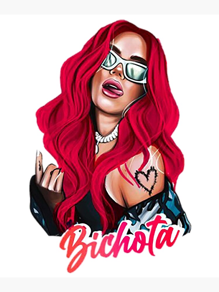 Karol G with Red Hair with Bichota Tumbler - Anynee