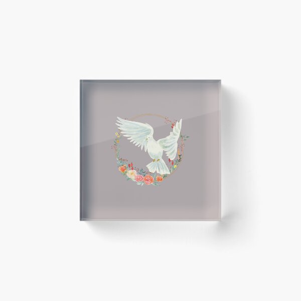 Item preview, Watercolors Drawing bird with flowers designed and sold by pookamon14.