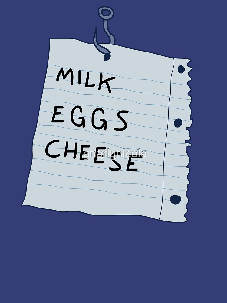 "Haunted Shopping List" Tshirt by gnarlynicole Redbubble