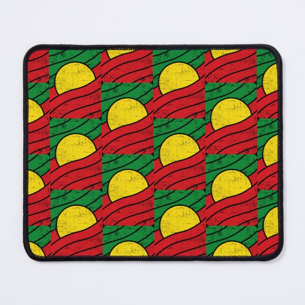 Item preview, Rasta Vintage Sunset Distressed designed and sold by designandclouds.