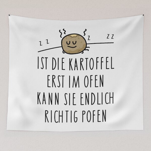 Artikelvorschau, Kartoffel Sprüche entworfen und verkauft von spontania.